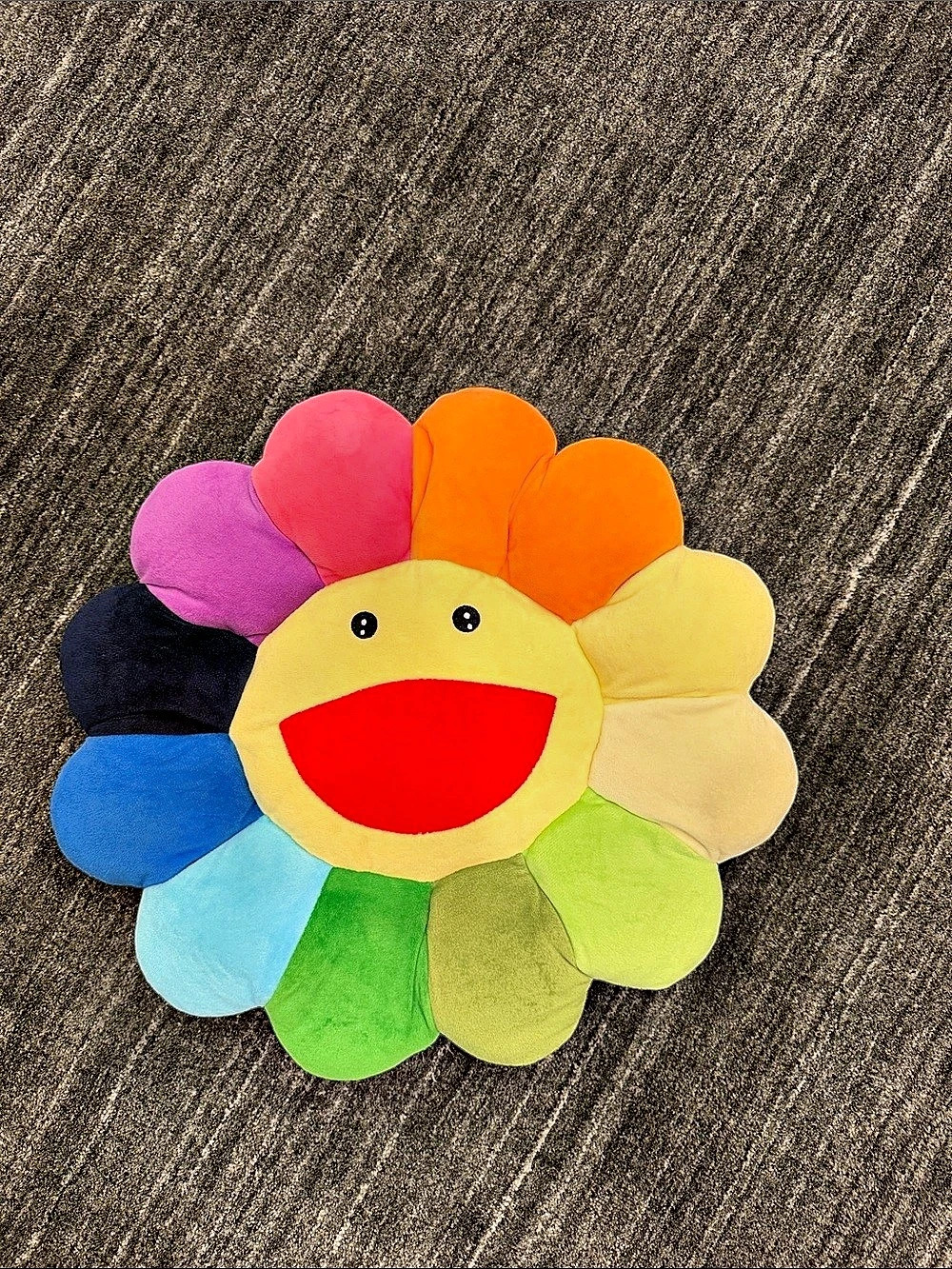 Takashi Murakami Rainbow Flower Cushion 60cm Plush Toy
